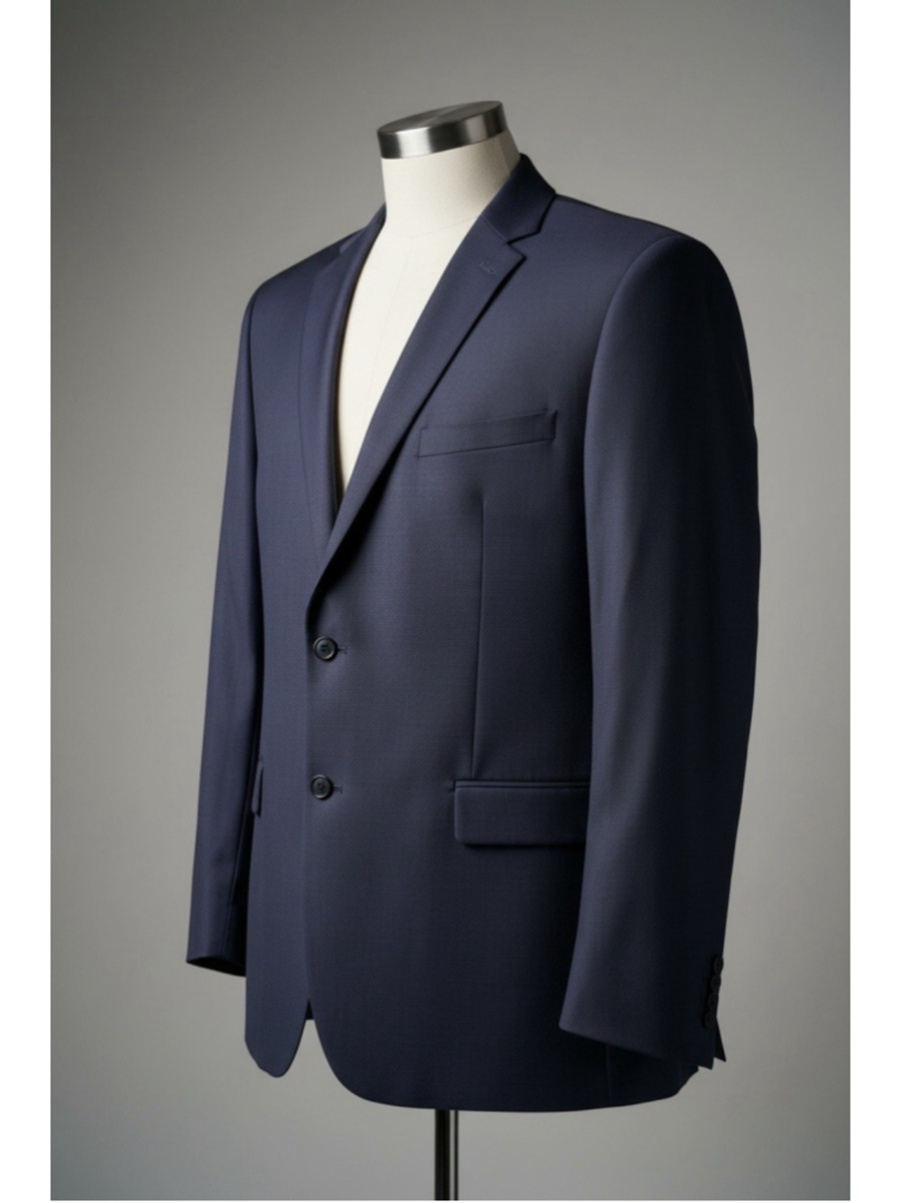 NWT Joseph Abboud JOE Men's Navy Blue 100% Wool 2- Piece Suit.
